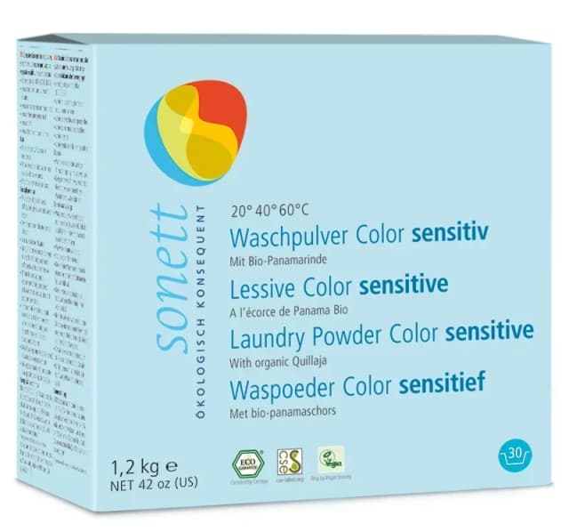 Detergent praf pentru rufe colorate sensitive ecologic 1.2kg Sonett