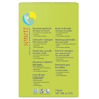 Detergent praf pentru masina de spalat vase ecologic 3kg Sonett