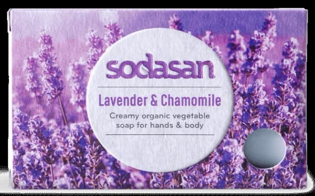 Sapun crema cu lavanda si musetel ecologic 100g Sodasan