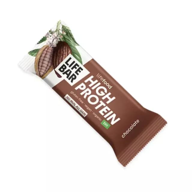 Baton proteic cu ciocolata bio 40g Lifebar