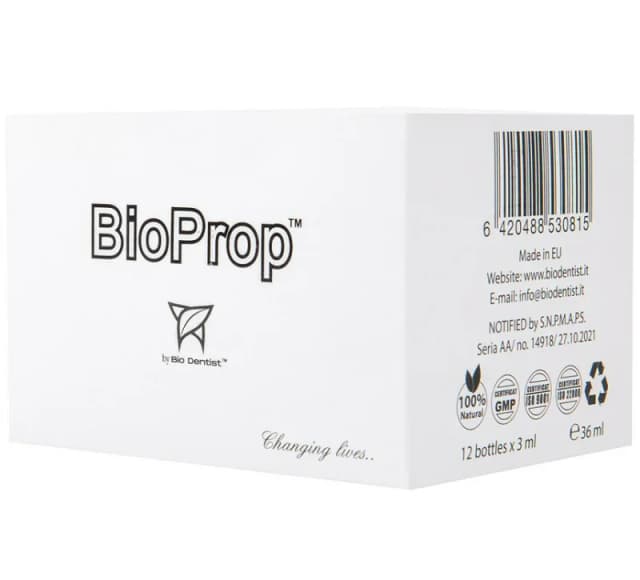 Bio Prop – supliment natural pentru preventie parodontoza si igiena orala 12 doze x 3ml Bio Dentist