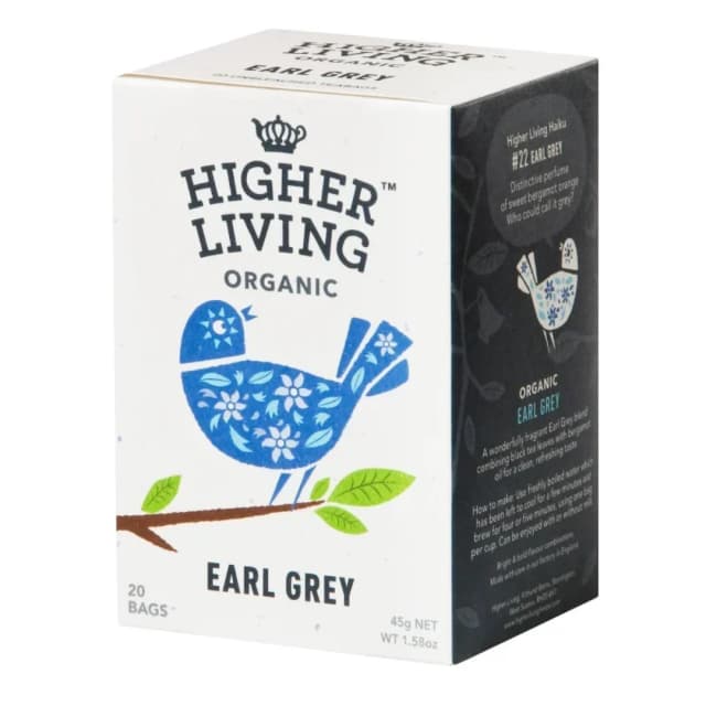 Ceai earl grey bio 20dz 45g Higher Living