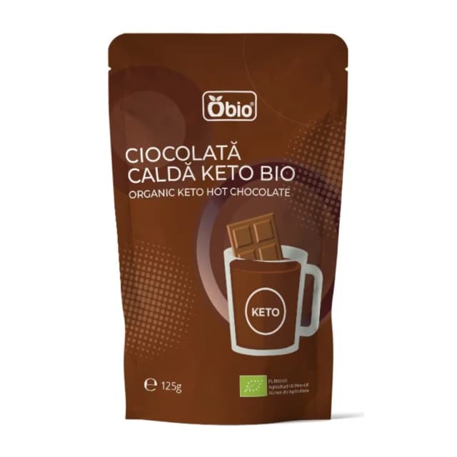 Ciocolata calda Keto bio 125g Obio