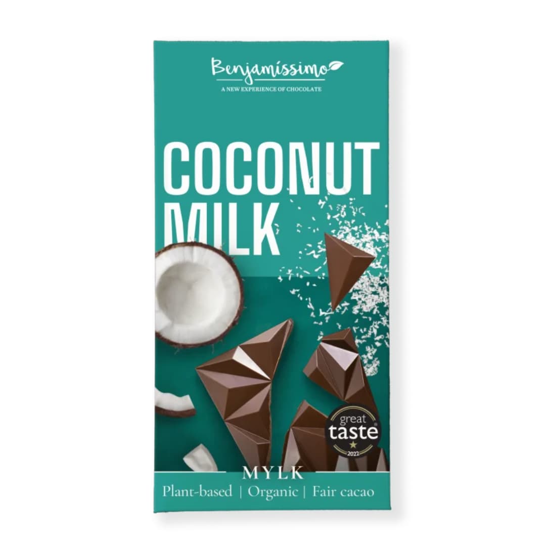 Ciocolata cu cocos bio 60g Benjamissimo