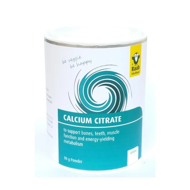 Citrat de calciu pudra vegana 90g Raab
