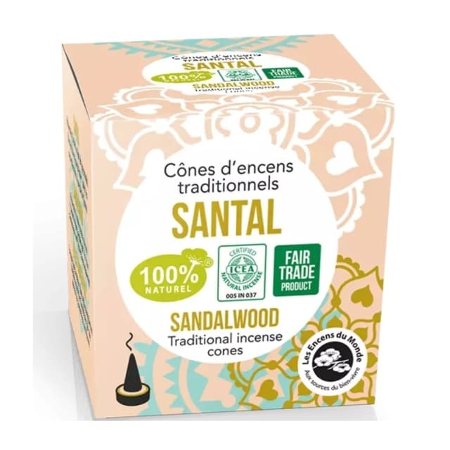 Conuri parfumate santal 12 buc Aromandise