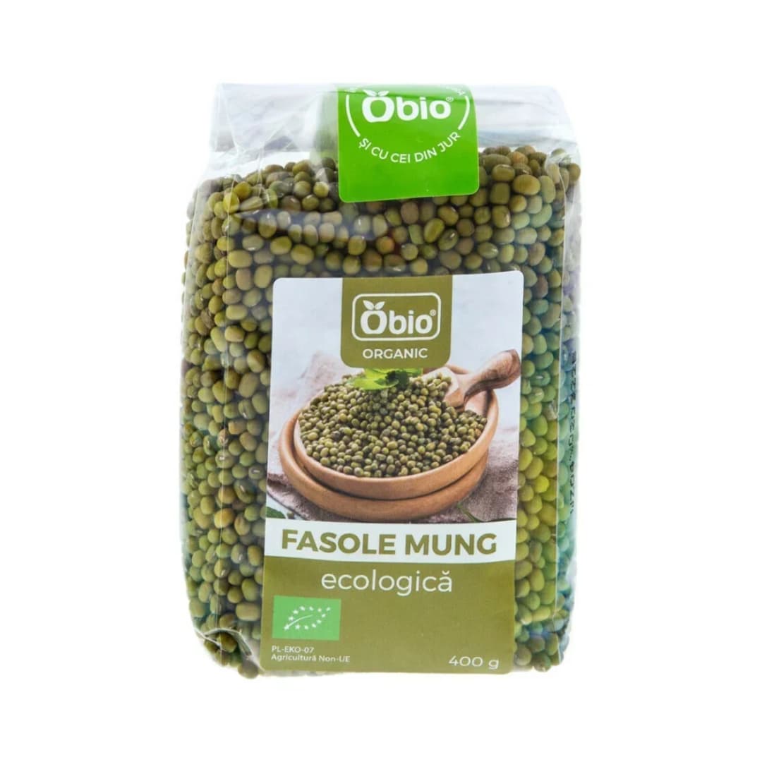 Fasole mung bio 400g Obio