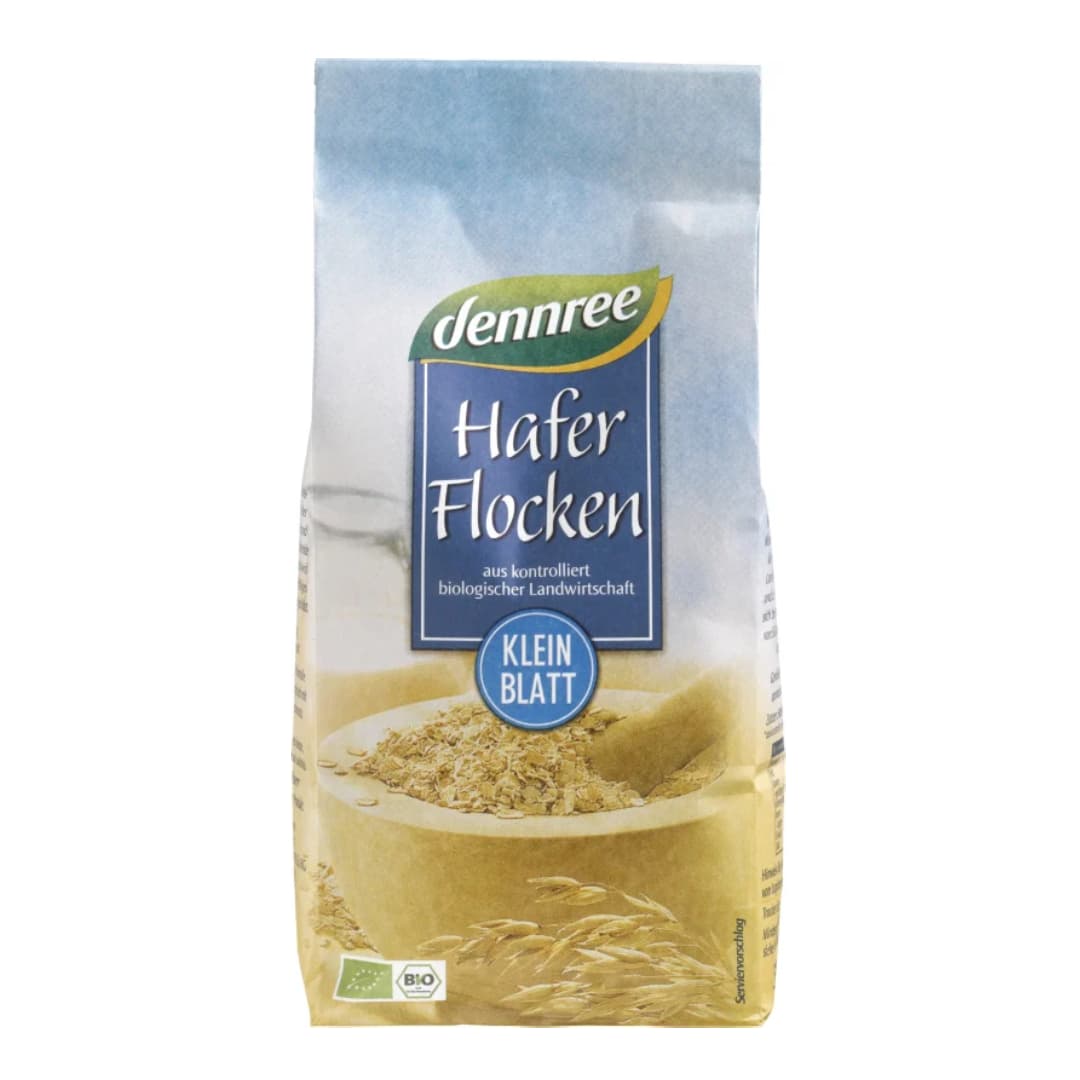 Fulgi de ovaz fini bio 500g Dennree