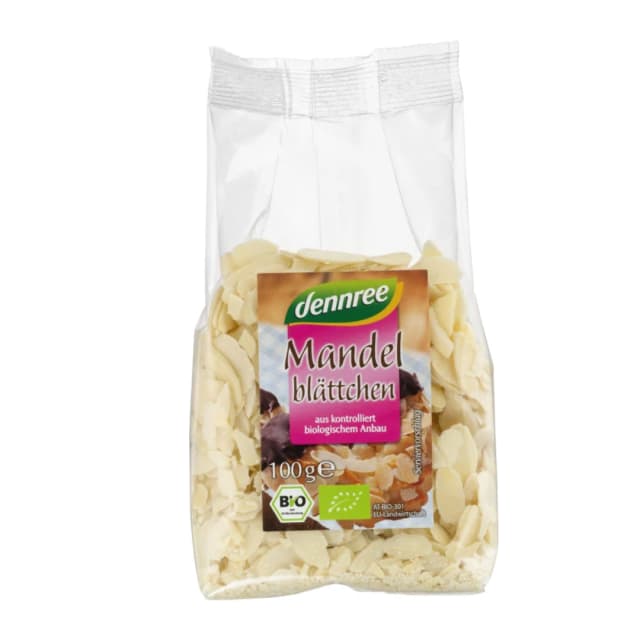 Migdale decojite si feliate bio 100g Dennree