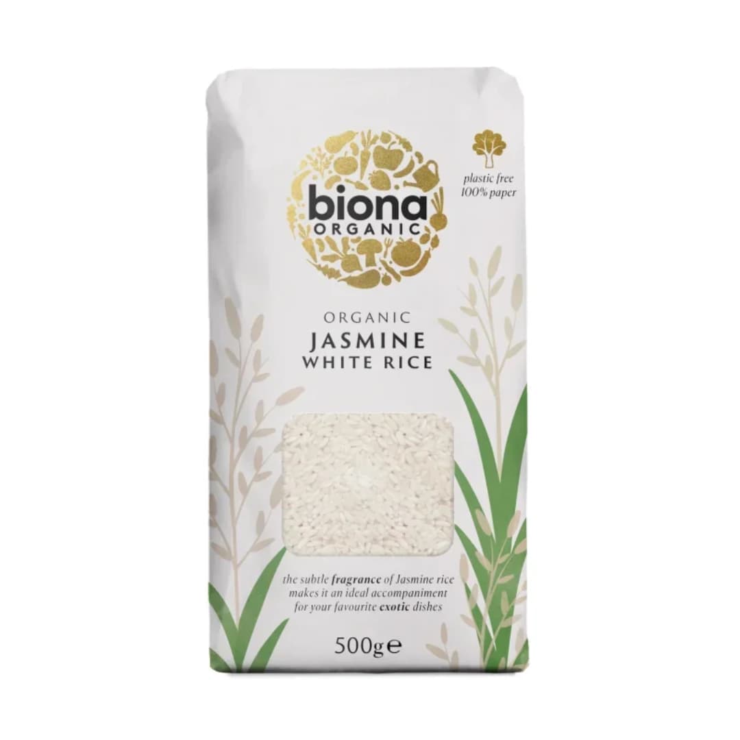 Orez jasmin alb bio 500g Biona