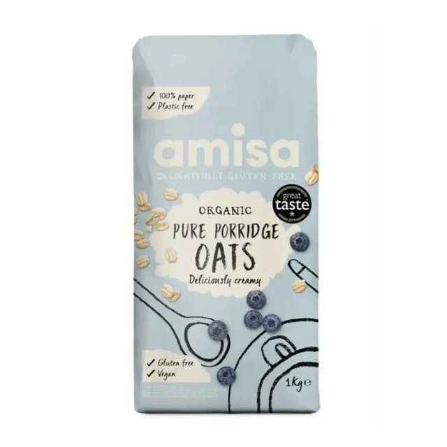Porridge din ovaz bio 1kg Amisa