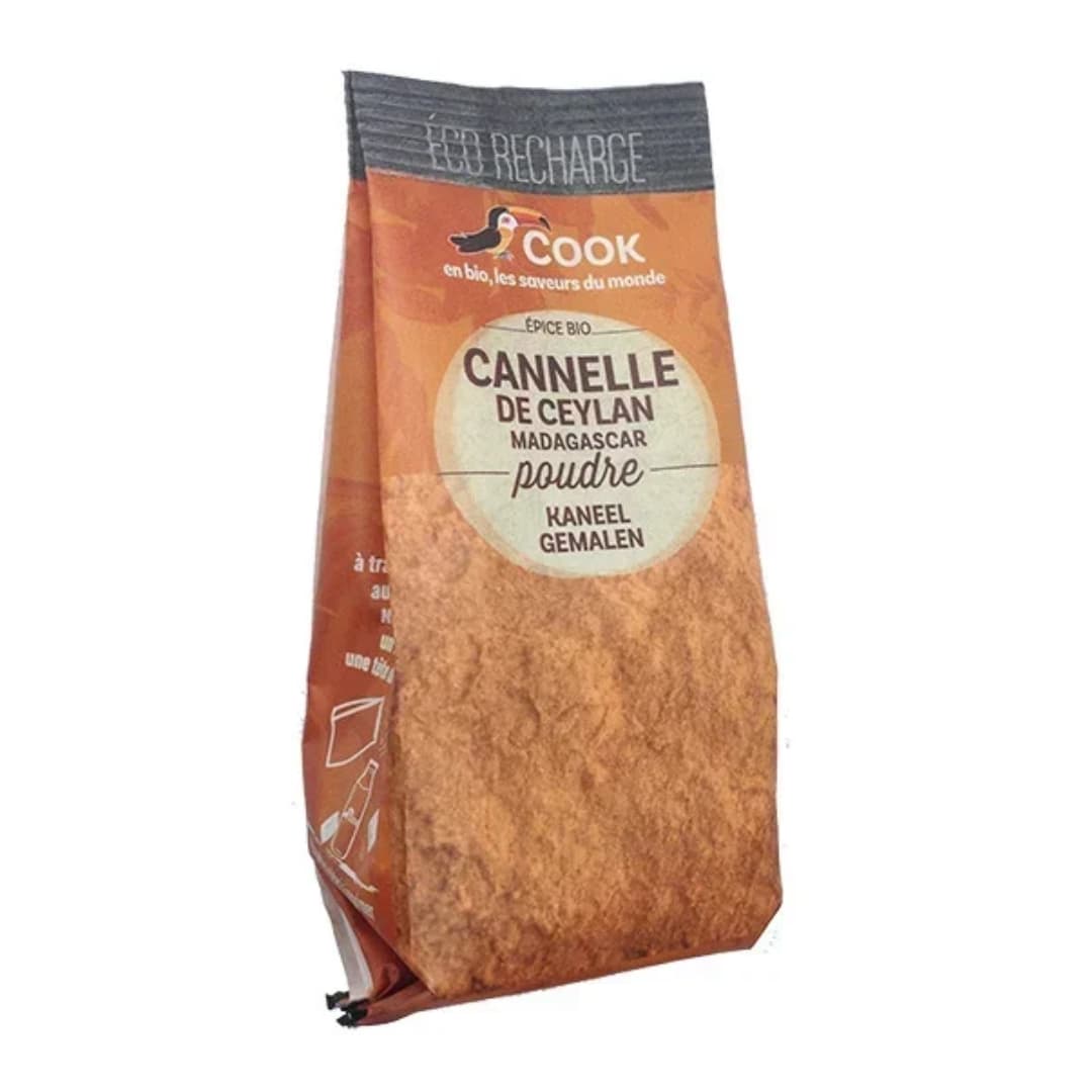 Scortisoara ceylon pudra bio 35g – refill Cook