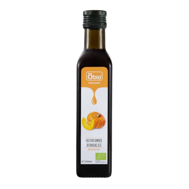 Ulei din seminte de dovleac bio 250ml Obio