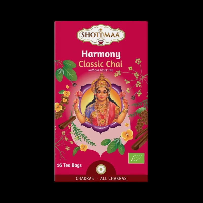 Ceai chakras – harmony – chai clasic bio 16dz x 2g 32g Shotimaa