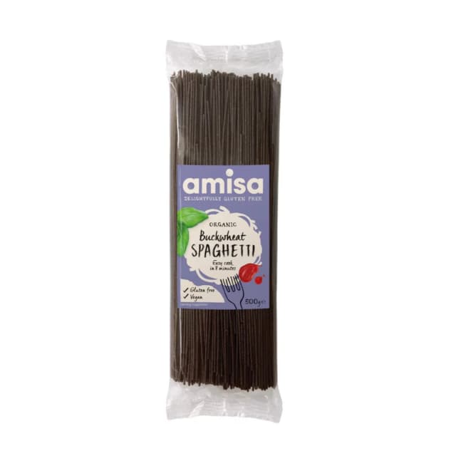 Spaghetti din hrisca bio 500g Amisa