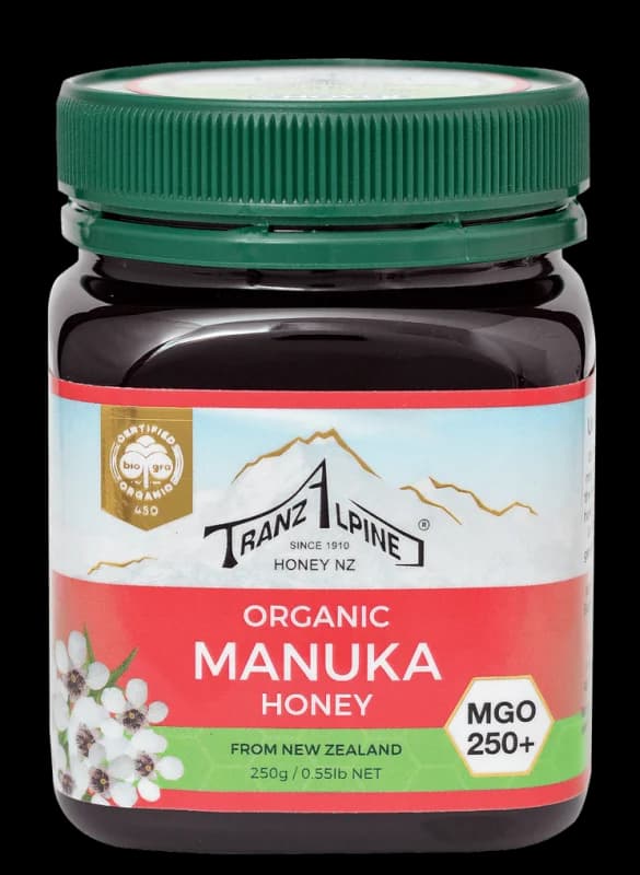 Miere de manuka mgo 250+ bio 250g Tranzalpine