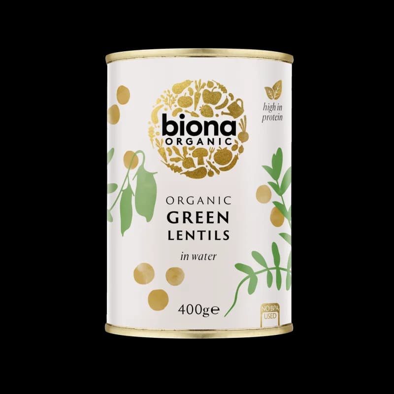 Linte verde la conserva bio 400g Biona