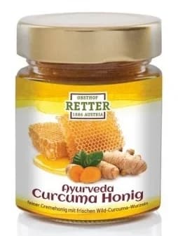 Miere cu turmeric bio 250g Retter