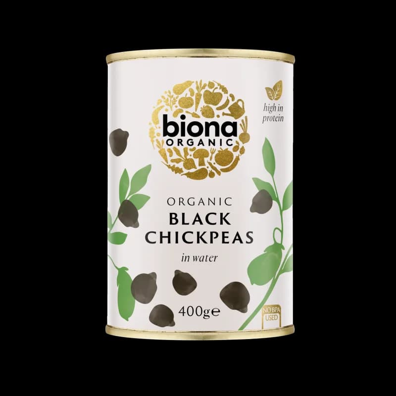 Naut negru la conserva bio 400g Biona