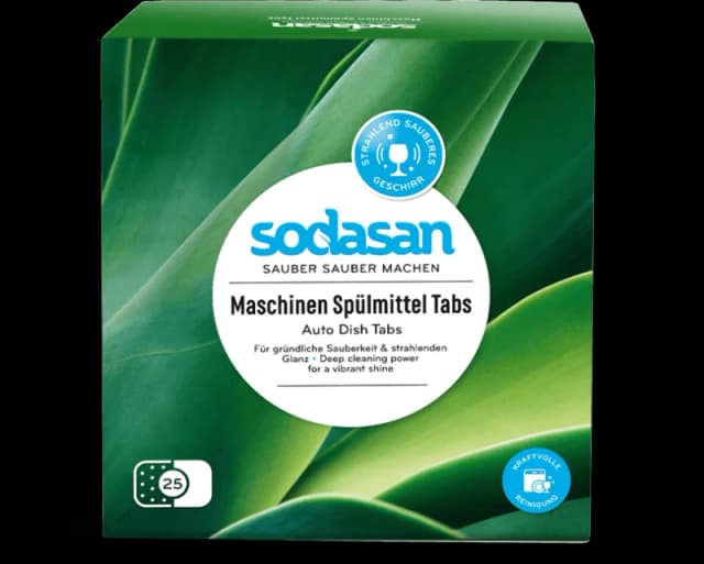 Tablete pentru masina spalat vase ecologice 25buc 625g Sodasan