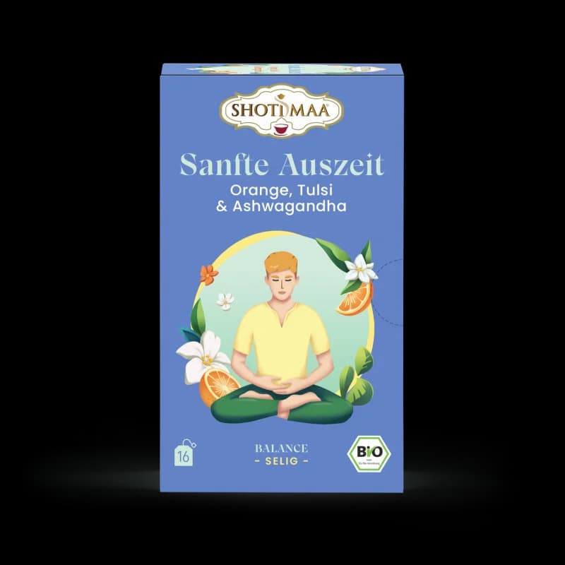 Ceai balance – sanfte auszeit – portocala, tulsi si ashwagandha bio 16dz x 2g 32g Shotimaa