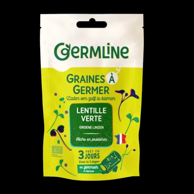Linte verde pentru germinat bio 150g Germline