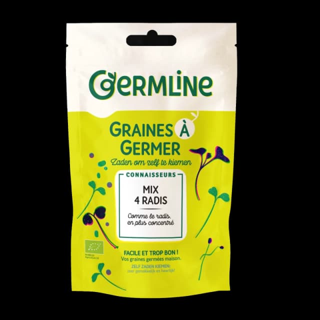 Mix 4 tipuri de ridichi pentru germinat bio 100g Germline