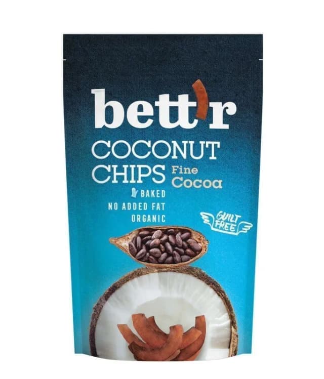 Chips de cocos cu cacao bio 70g Bettr
