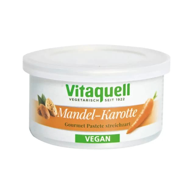 Crema tartinabila cu morcovi si migdale bio 125g Vitaquell