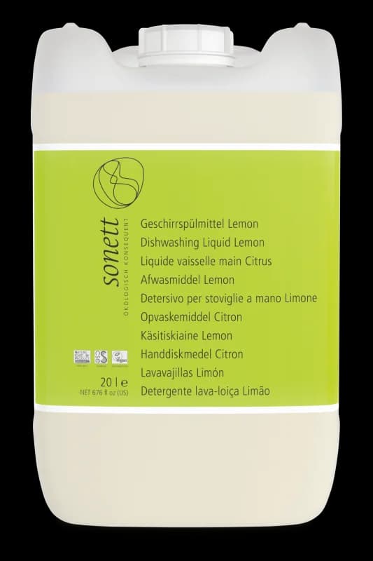 Detergent lichid pentru vase cu lamaie ecologic 20l Sonett