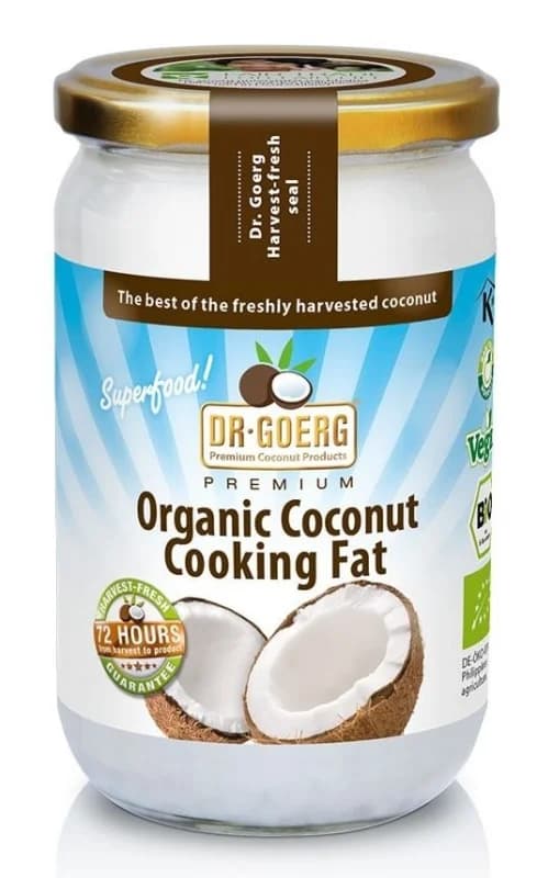 Ulei de cocos premium dezodorizat pentru gatit bio 200ml Dr. Goerg