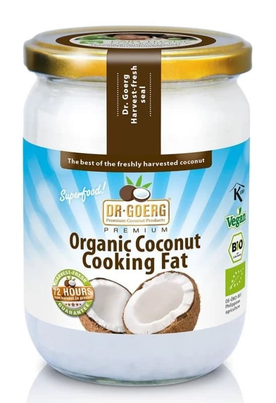 Ulei de cocos premium dezodorizat pentru gatit bio 500ml Dr. Goerg