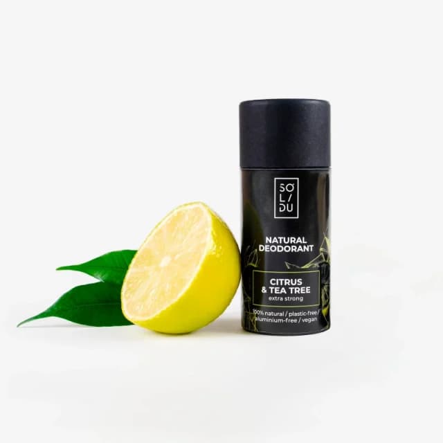 Deodorant natural cu citrice si ulei din arbore de ceai 55g Solidu