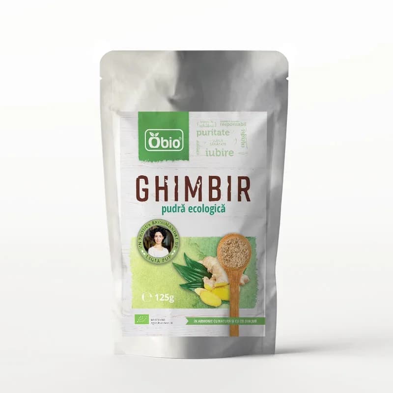 Ghimbir pudra bio 125g Obio