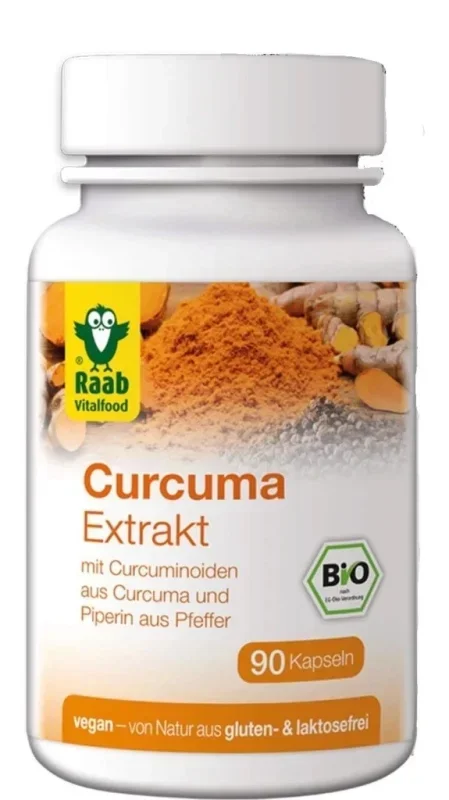 Turmeric forte bio 500mg 90 capsule 45g Raab