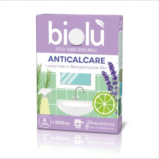 Tablete anticalcar cu lavanda si bergamota ecologice 6 bucati 14.24g Biolu