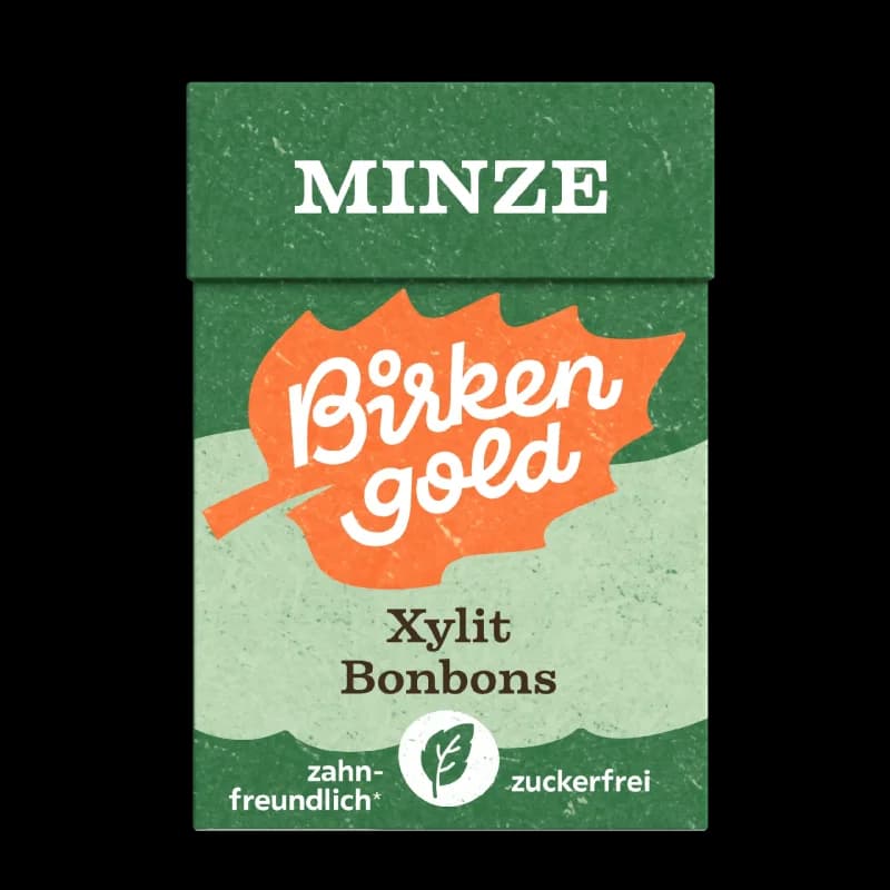 Drajeuri cu menta indulcite cu xylitol 30g Birkengold