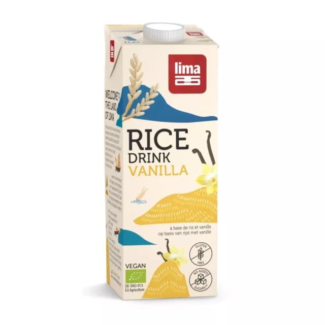 Bautura vegetala de orez cu vanilie bio 1 l Lima