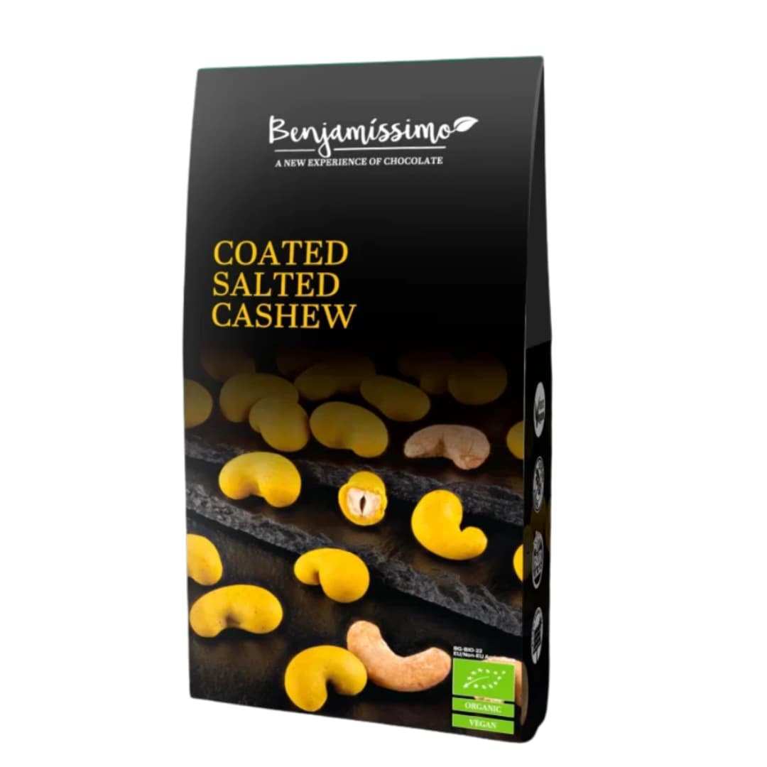 Caju sarat invelit in ciocolata cu turmeric bio 60g Benjamissimo