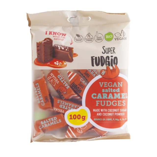 Caramele – aroma caramel sarat bio 100g Super Fudgio