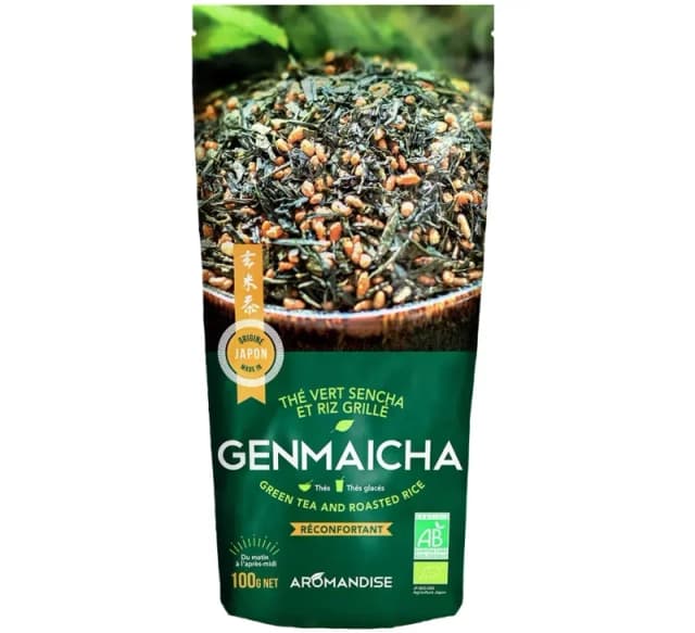 Ceai verde cu orez genmaicha bio 100g Aromandise