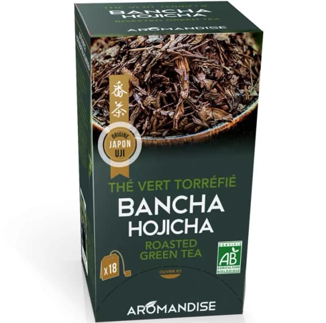 Ceai verde prajit bancha hajicha bio 18dz x 2g 36g Aromandise