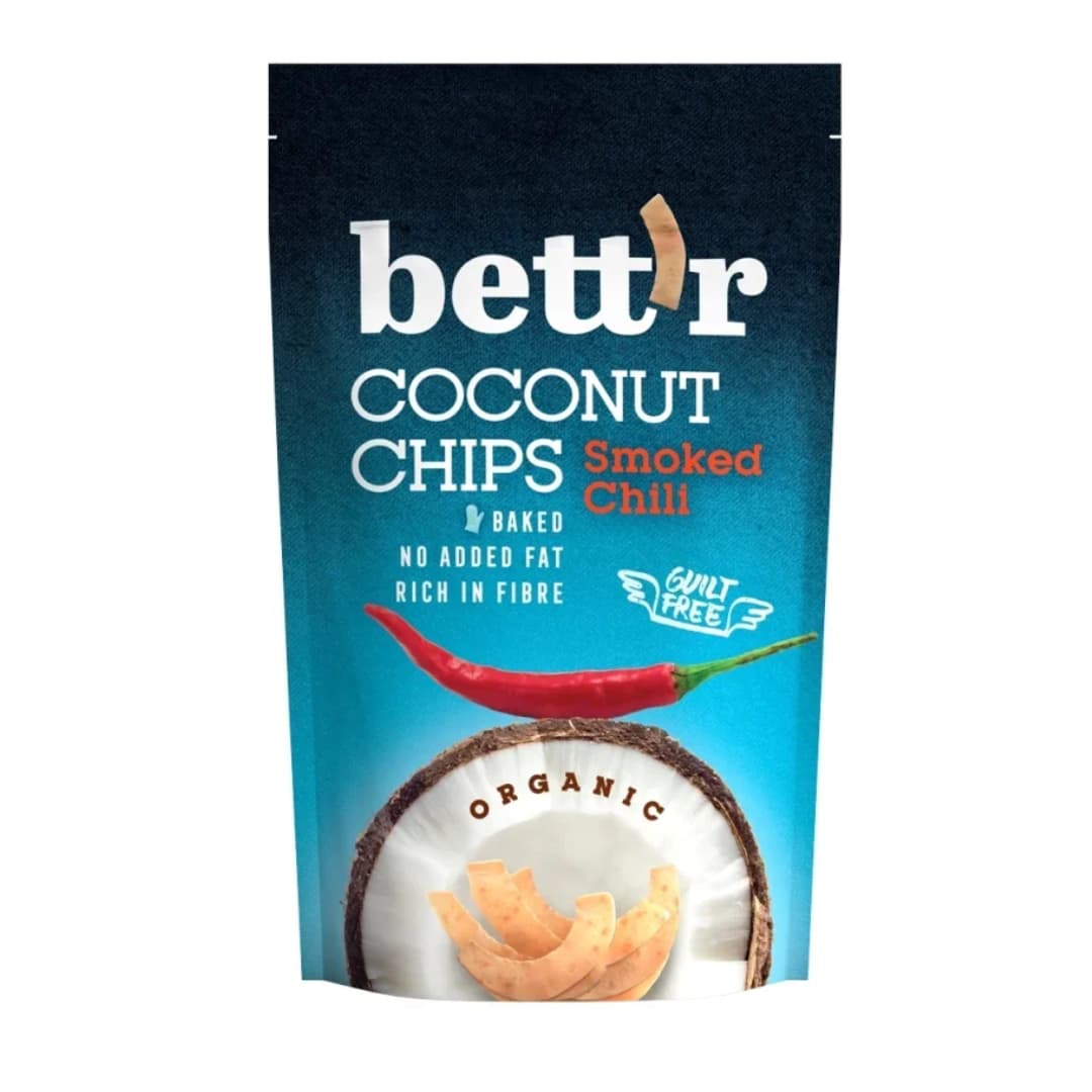Chips de cocos cu chilli bio 70g Bettr