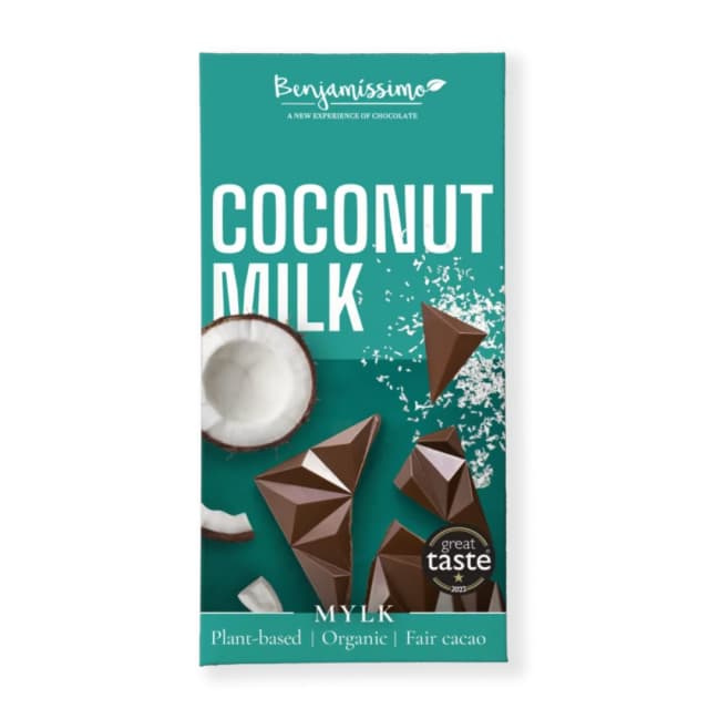 Ciocolata cu cocos bio 60g Benjamissimo