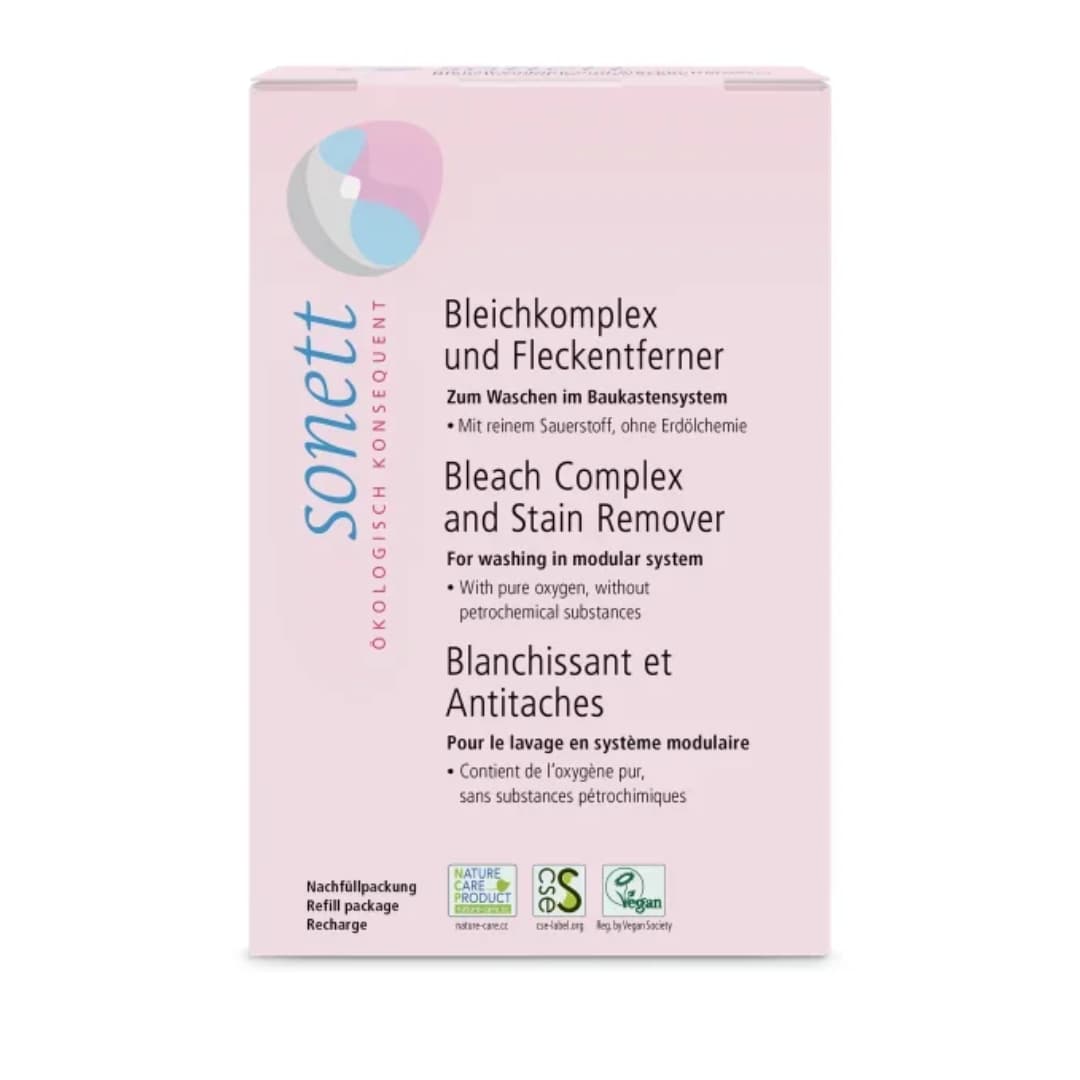 Complex inalbitor si pentru indepartarea petelor ecologic 900g Sonett