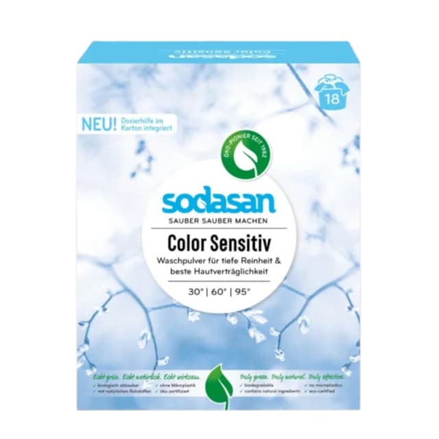 Detergent praf pentru rufe colorate sensitiv ecologic 1.01kg Sodasan