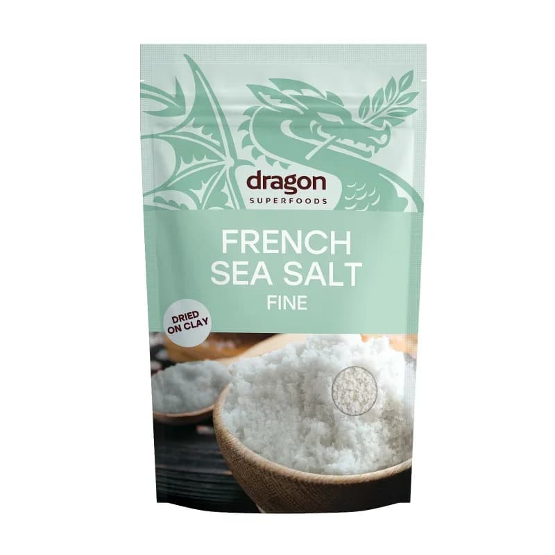 Sare pura de mare franceza (sare celtica) fina 500g Smart Organic