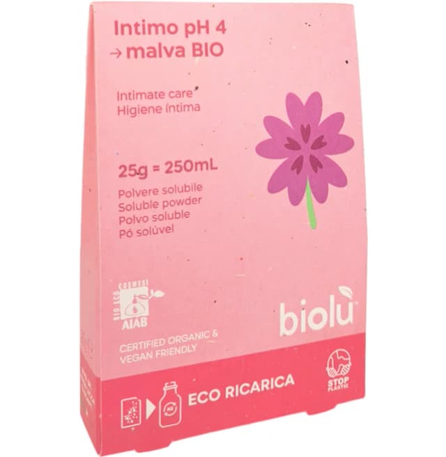 Gel pentru igiena intima cu nalba pudra – refill ecologic 25g Biolu