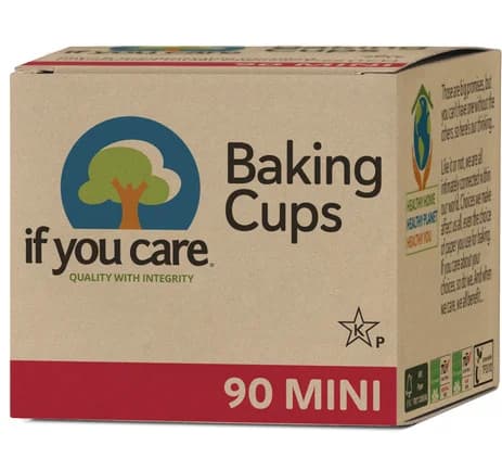 Hartie de copt briose nealbita compostabila mini 90buc If You Care