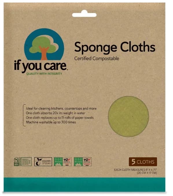 Lavete de uz universal reutilizabile compostabile 5buc If You Care